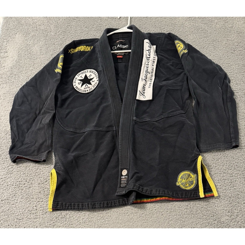 Shoyoroll BJJ Gi Jiu-jitsu‎ Black Jean Jacques Machado Texas A3 Top Jacket